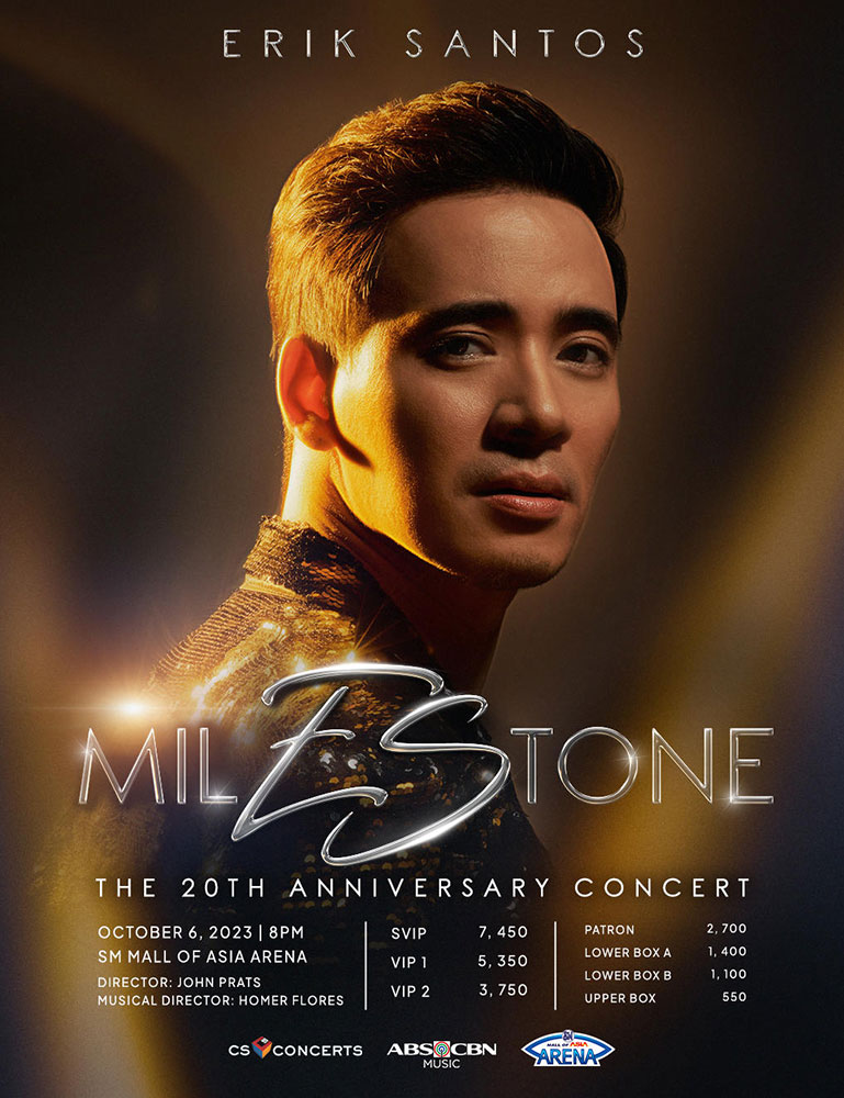 ERIK SANTOS MILESTONE THE 20TH ANNIVERSARY CONCERT